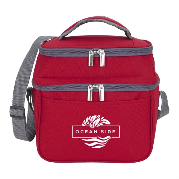 Dual Compartment 6-Can Cooler... from ASI 40480 Koozie Group