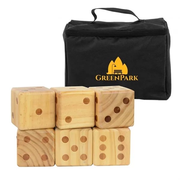 Oversize Wooden Yard Dice Game... from ASI 40480 Koozie Group