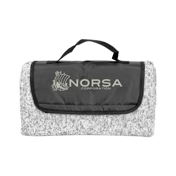 Heathered Fold Up Blanket... from ASI 40480 Koozie Group