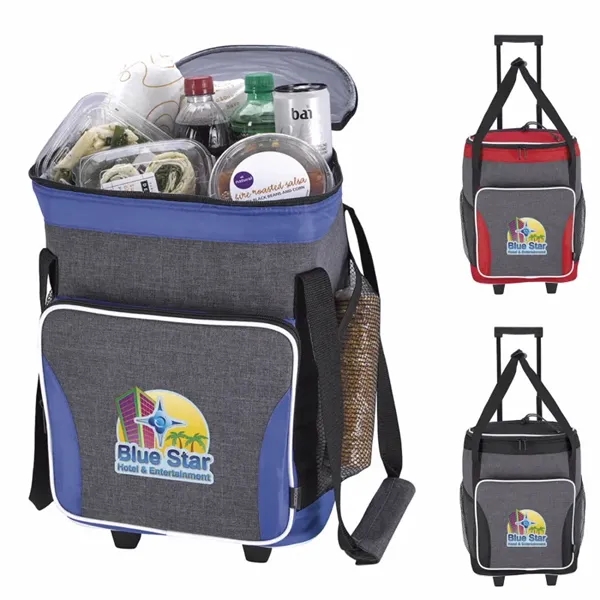 Koozie® Two-Tone Tailgate Rolling Cooler... from ASI 40480 Koozie Group