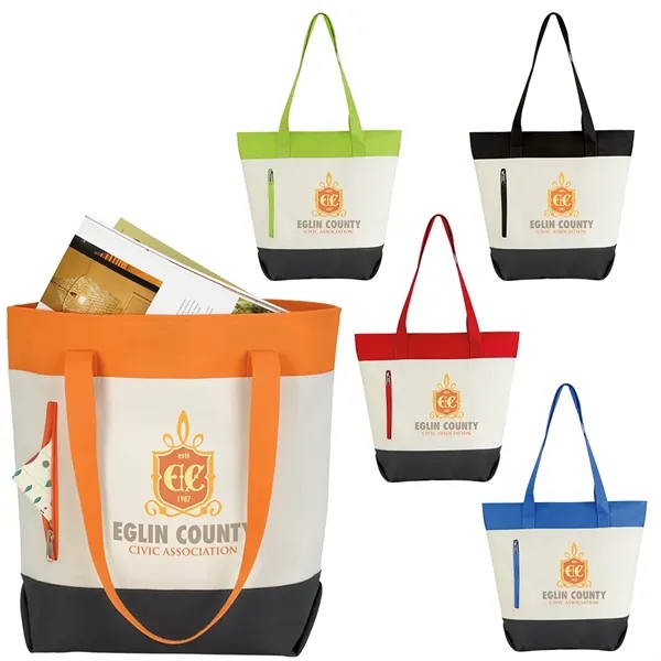 Color Zip Tote... from ASI 40480 Koozie Group / Norwood