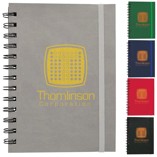 Soft Cover Spiral Notebook... from ASI 40480 Koozie Group / Norwood
