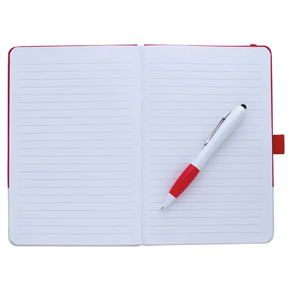 PrevaGuard® Notebook with Ion Stylus Pen... from ASI 40480 Koozie Group