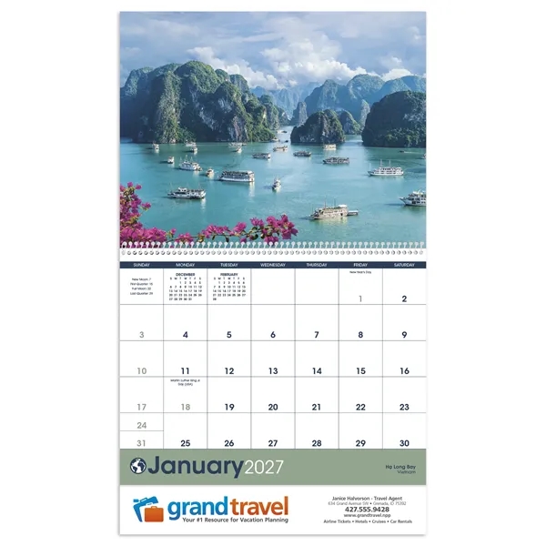 World Scenic... from ASI 40480 Koozie Group / Norwood Triumph Calendar