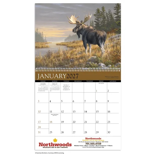 Wildlife Art by the Hautman Brothers... from ASI 40480 Koozie Group / Norwood Triumph Calendar