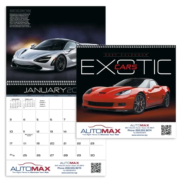Exotic Cars... from ASI 40480 Koozie Group / Norwood Triumph Calendar