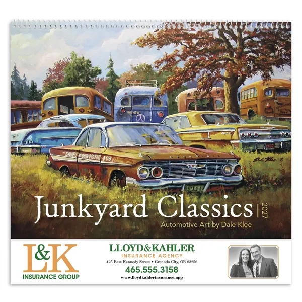 Junkyard Classics by Dale Klee... from ASI 40480 Koozie Group / Norwood Triumph Calendar