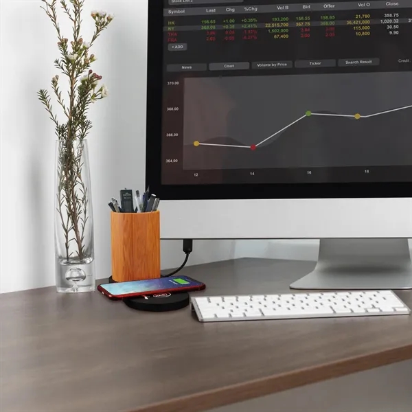 SCX Design™ Desk Organizer with 10W Charging Base... from ASI 40480 Koozie Group