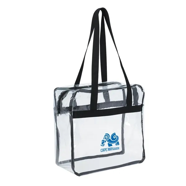 Clear Zippered Tote... from ASI 40480 Koozie Group / Norwood