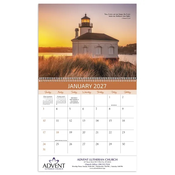 World of Inspiration... from ASI 40480 Koozie Group / Norwood Triumph Calendar