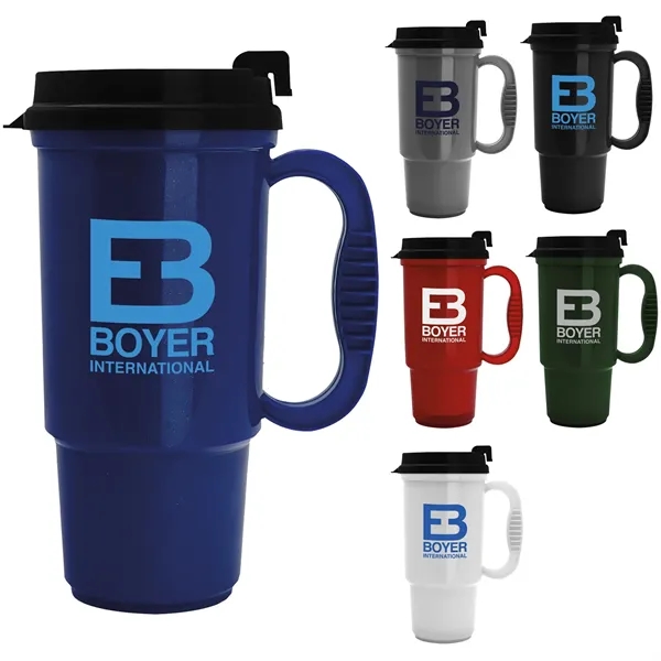 Budget Traveler Mug with Slider Lid... from ASI 40480 Koozie Group