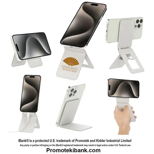 Aluminum Stand Cradle and Bluetooth Earbud for Smartphone & Tablet... from ASI 79909 Promotek / Promotek™