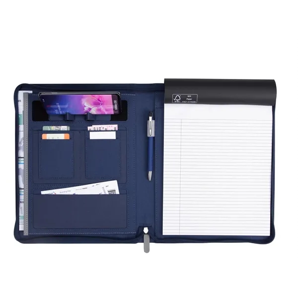 Souvenir® Armor Zippered Padfolio with Armor Pen... from ASI 40480 Koozie Group