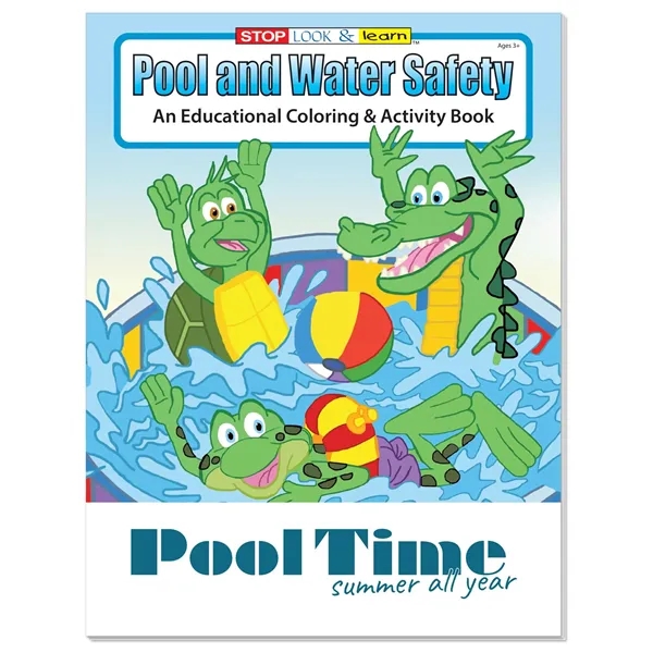 Coloring Book: Pool and Water Safety... from ASI 40480 Koozie Group