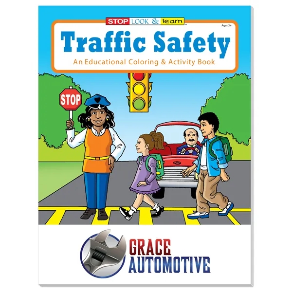 Coloring Book: Traffic Safety... from ASI 40480 Koozie Group