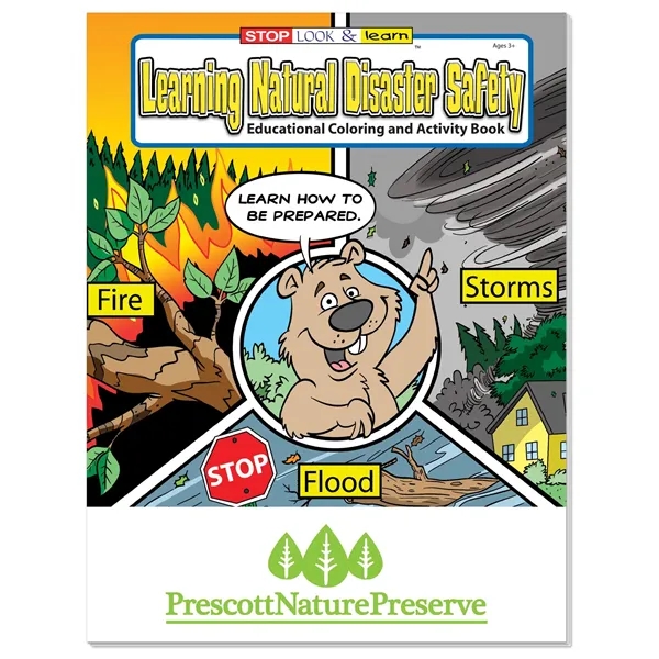Coloring Book: Learning Natural Disaster Safety... from ASI 40480 Koozie Group
