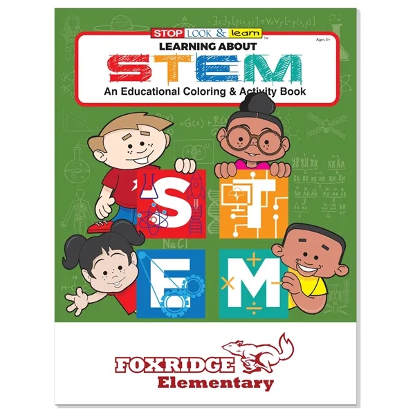 Coloring Book: Learning About STEM... from ASI 40480 Koozie Group