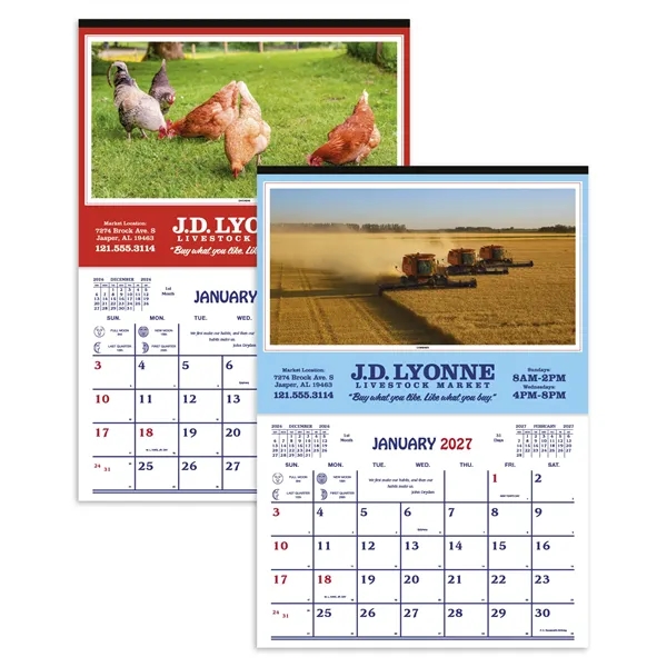 Farm Calendar... from ASI 40480 Koozie Group