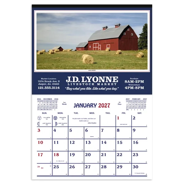 Farm Calendar... from ASI 40480 Koozie Group