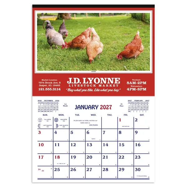 Farm Calendar... from ASI 40480 Koozie Group