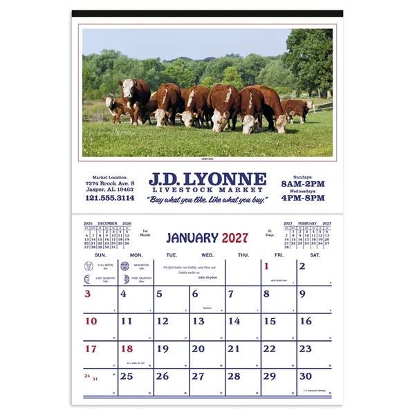 Farm Calendar... from ASI 40480 Koozie Group
