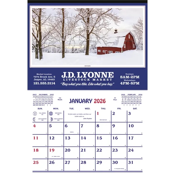 Farm Calendar... from ASI 40480 Koozie Group
