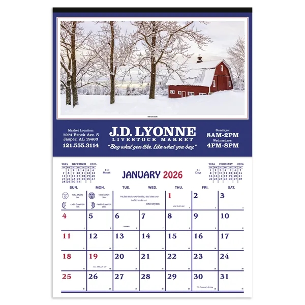 Farm Calendar... from ASI 40480 Koozie Group