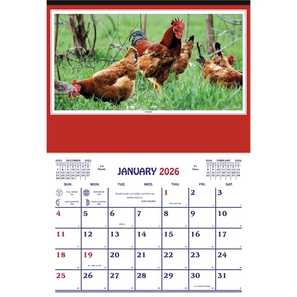 Farm Calendar... from ASI 40480 Koozie Group