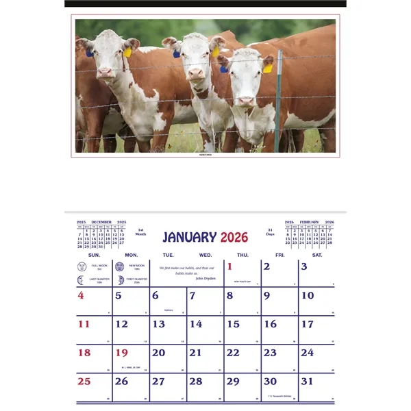 Farm Calendar... from ASI 40480 Koozie Group