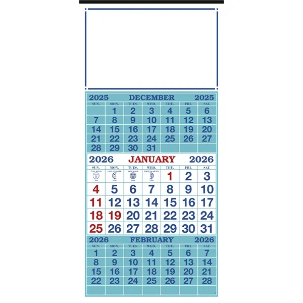 3-Month Display 12-Sheet Calendar... from ASI 40480 Koozie Group