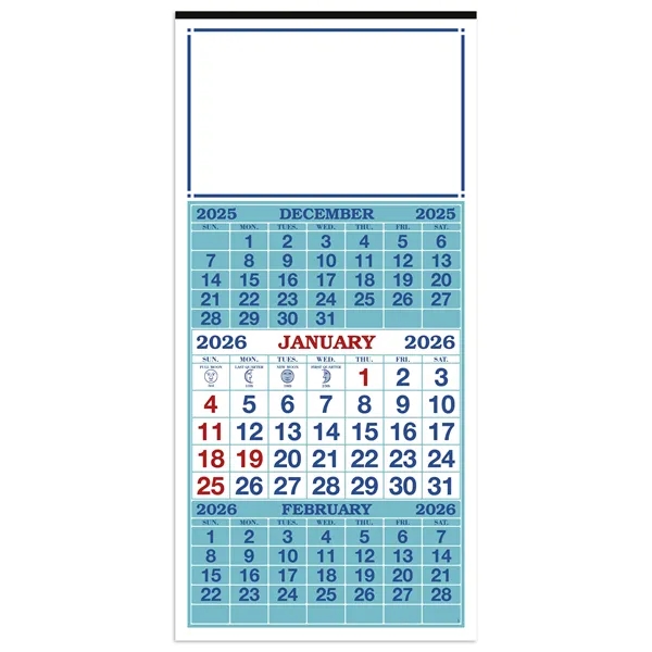 3-Month Display 12-Sheet Calendar... from ASI 40480 Koozie Group