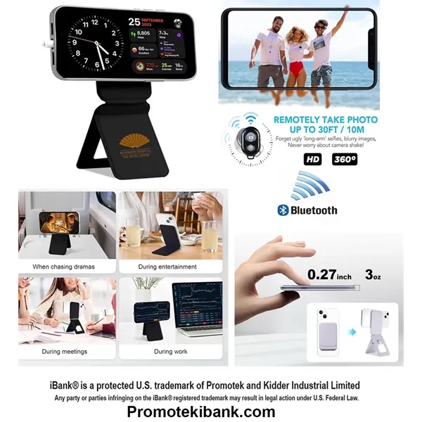 Item #TS902 iBank® Tripod Stand compatible for iPhone + Bluetooth Remote