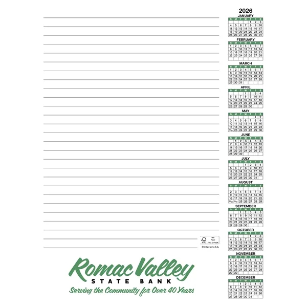 Scratch Pad Calendar... from ASI 40480 Koozie Group