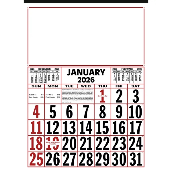 Commercial 12-Sheet Calendar... from ASI 40480 Koozie Group