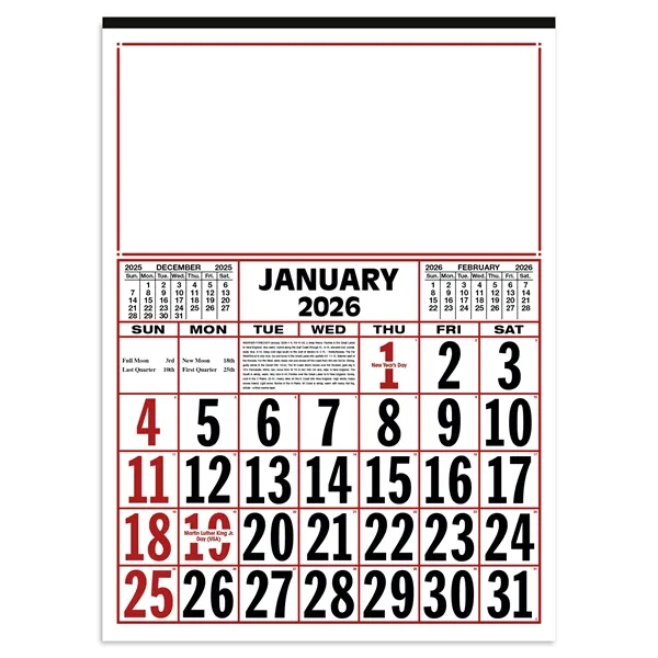 Commercial 12-Sheet Calendar... from ASI 40480 Koozie Group