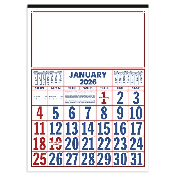 Commercial 12-Sheet Calendar... from ASI 40480 Koozie Group