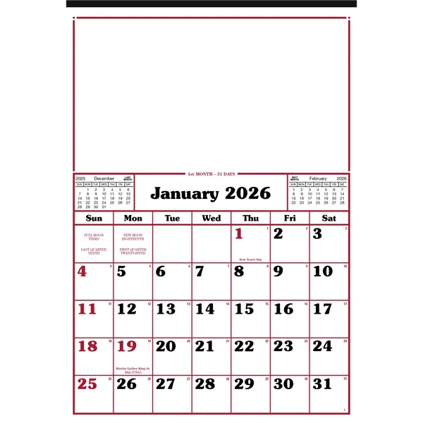Commercial 12-Sheet Calendar... from ASI 40480 Koozie Group
