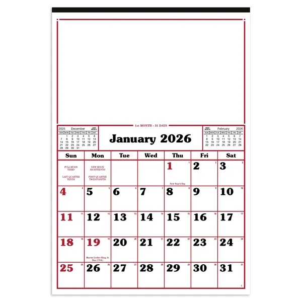 Commercial 12-Sheet Calendar... from ASI 40480 Koozie Group