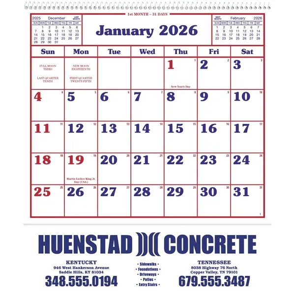Home/Office Appointment Calendar... from ASI 40480 Koozie Group