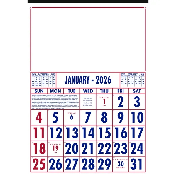 Commercial 12-Sheet Calendar... from ASI 40480 Koozie Group