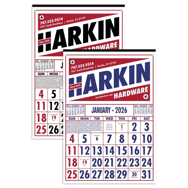 Commercial 12-Sheet Calendar... from ASI 40480 Koozie Group