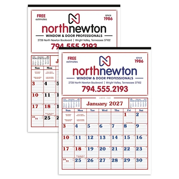 Commercial 12-Sheet Calendar... from ASI 40480 Koozie Group