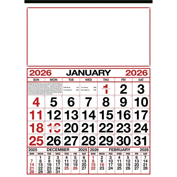 Commercial 12-Sheet Calendar... from ASI 40480 Koozie Group