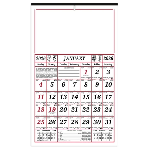 7-Sheet Almanac... from ASI 40480 Koozie Group