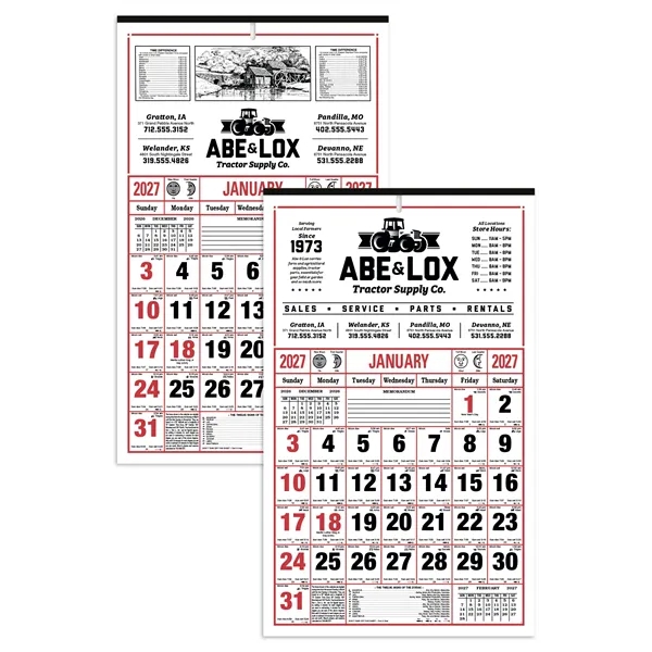 8-Sheet Almanac Calendar... from ASI 40480 Koozie Group