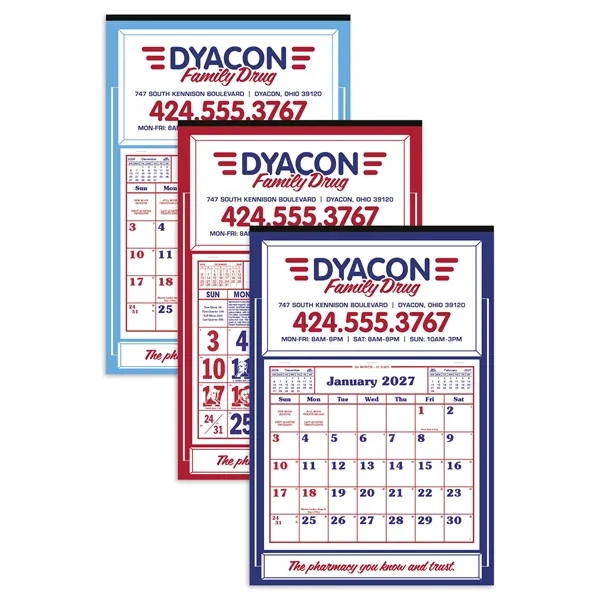 Apron Calendar... from ASI 40480 Koozie Group