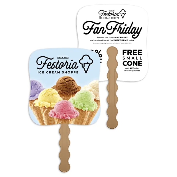 White Stock Fans... from ASI 40480 Koozie Group