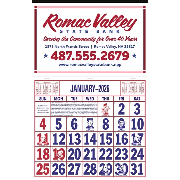 Apron Style Calendar... from ASI 40480 Koozie Group