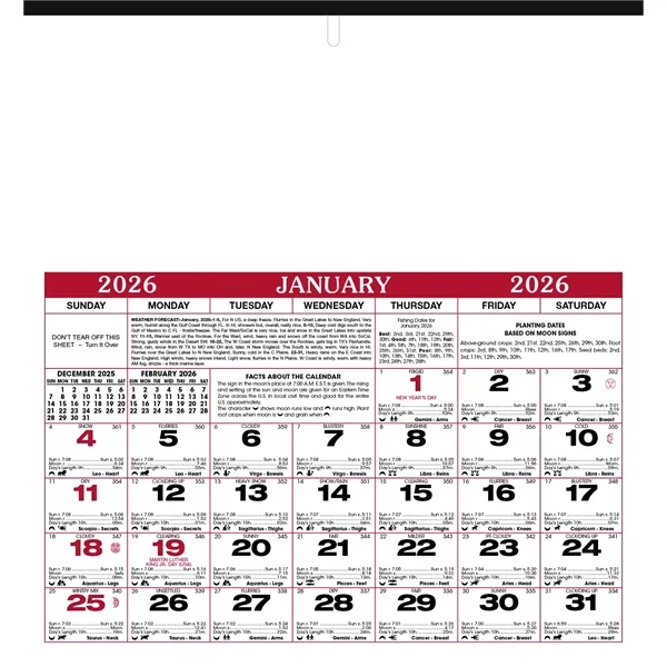 Almanac Calendar... from ASI 40480 Koozie Group