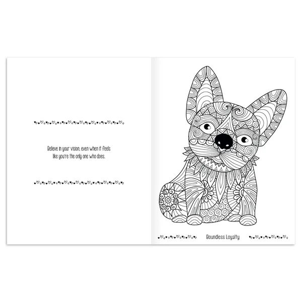 Good Value™ Unwind with Pets Adult Coloring Book... from ASI 40480 Koozie Group